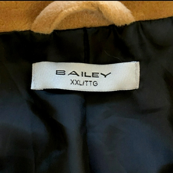 Brian Bailey Wrap Coat in Tan - Picture 4 of 4